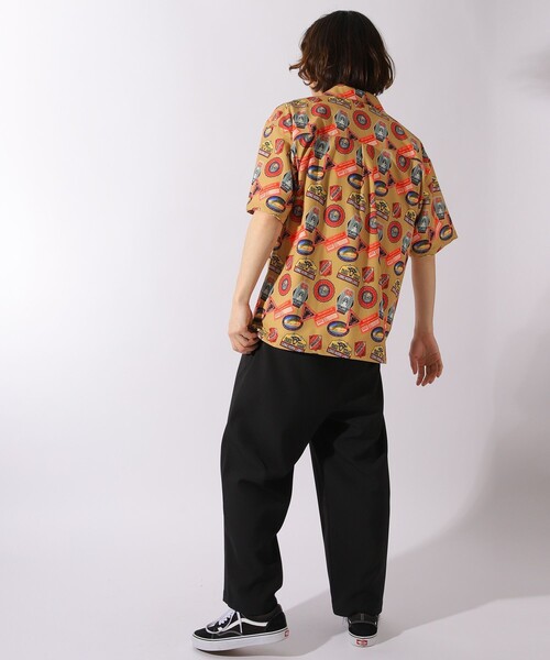 FREAK'S STORE（フリークスストア）の「WEB限定 総柄S/Sオープンカラーシャツ（シャツ/ブラウス・メンズ・ブラウン/グレー/オリーブ/ブルー・MEDIUM/LARGE/X-LARGE）」の18枚目の写真