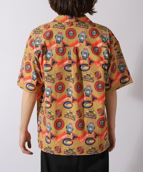 FREAK'S STORE（フリークスストア）の「WEB限定 総柄S/Sオープンカラーシャツ（シャツ/ブラウス・メンズ・ブラウン/グレー/オリーブ/ブルー・MEDIUM/LARGE/X-LARGE）」の14枚目の写真