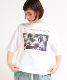 RNA-N | M1638 21/-リサイクルフラワーTシャツ(Tシャツ/カットソー)