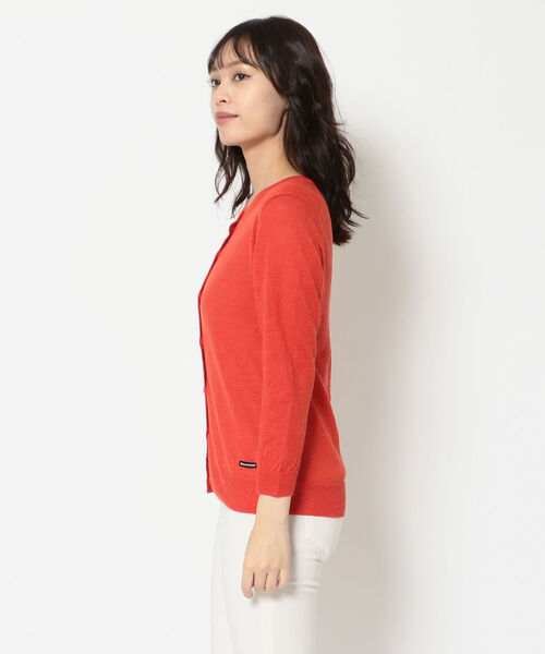 MANASTASH（マナスタッシュ）の「MANASTASH/マナスタッシュ　リネン　UVカットカーディガン（カーディガン/ボレロ・レディース・ブラック/ブラウン/グレー/レッド/イエロー・FREE）」の6枚目の写真