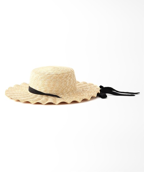 Casselini（キャセリーニ）の「【Casselini/キャセリーニ】ナミナミハット（ハット・レディース・ブラック・FREE）」の2枚目の写真