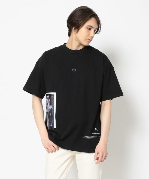 A4A（エーフォーエー）の「A4A エーフォーエー/FLOWER フラワーショートスリーブTシャツ（Tシャツ/カットソー・メンズ・ホワイト/ブラック・FREE）」の8枚目の写真