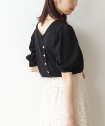 FREE'S MART | ◆前後2Way半袖パフスリーブカーデイガン(ニット/セーター)