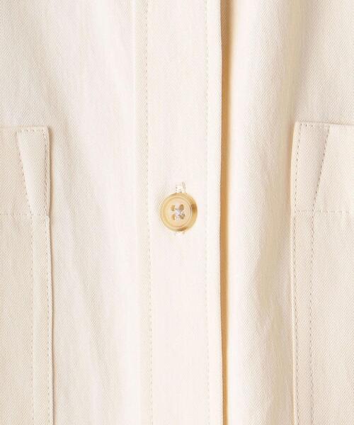 BEAUTY&YOUTH UNITED ARROWS（ビューティーアンドユースユナイテッドアローズ）の「BY コットンノーカラーシャツ（シャツ/ブラウス・レディース・ブラウン/オフホワイト・FREE）」の17枚目の写真