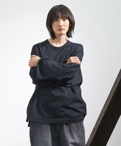 「DULCAMARA］アシンメトリーニット Dulcamara | アシンメトリーニットPO Color:Charcoal Gray D220