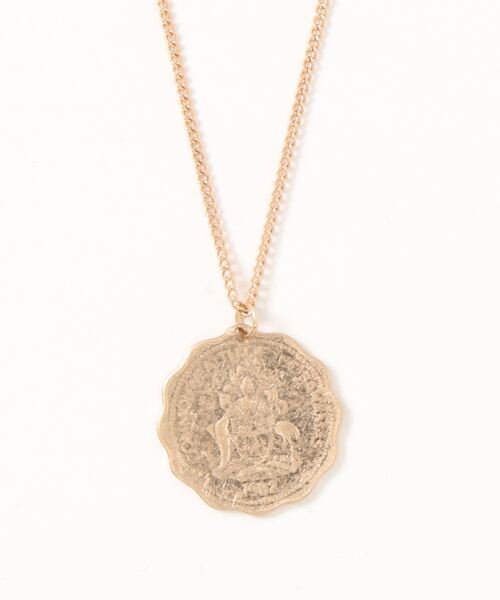 FREE'S MART（フリーズマート）の「コインネックレス（ネックレス・レディース・ゴールド・ﾌﾘ-）」の2枚目の写真