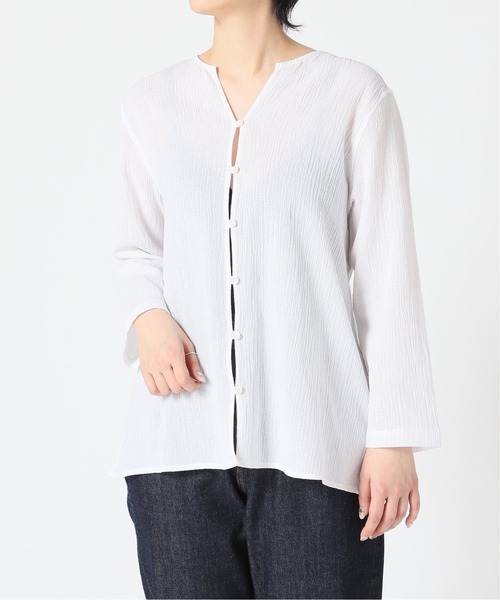 「SLOBE IENA」 長袖シャツ FREE グレー レディース SLOBE IENA 「SLOBE IENA」 長袖シャツ FREE グレー レディース