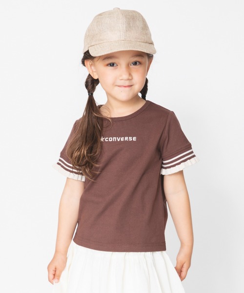 セール Converse コンバース 袖デザイン半袖tシャツ Tシャツ カットソー Converse コンバース のファッション通販 Zozotown