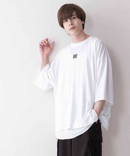 UNIIT(ユニット)の「【UNIIT】ドライフラワーバックプリントグラフィックルーズプリントTシャツ(Tシャツ/カットソー・メンズ・ホワイト/ブラック/その他1/その他2/その他3/その他4/ホワイト系その他/ブラック系その他・MEDIUM/LARGE)」の10枚目の写真