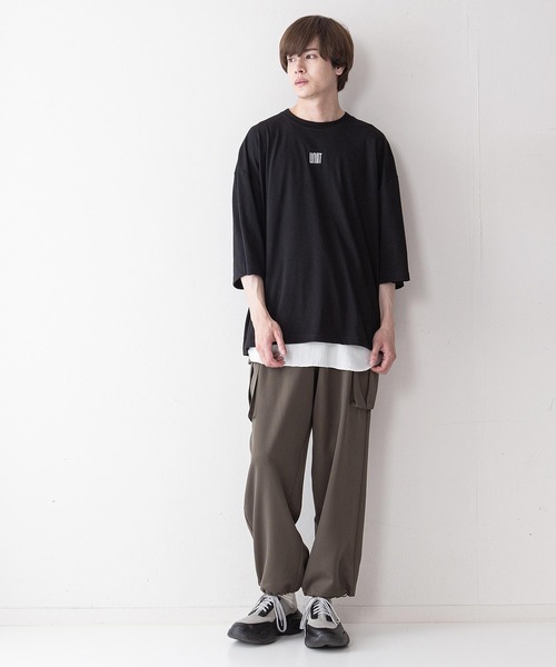 UNIIT(ユニット)の「【UNIIT】ドライフラワーバックプリントグラフィックルーズプリントTシャツ(Tシャツ/カットソー・メンズ・ホワイト/ブラック/その他1/その他2/その他3/その他4/ホワイト系その他/ブラック系その他・MEDIUM/LARGE)」の21枚目の写真