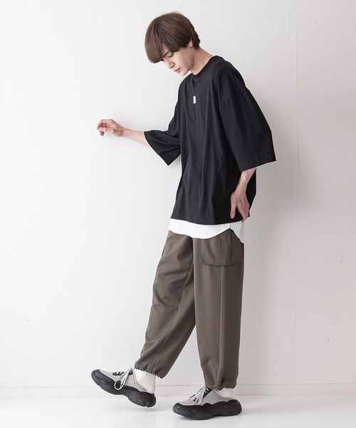 UNIIT(ユニット)の「【UNIIT】ドライフラワーバックプリントグラフィックルーズプリントTシャツ(Tシャツ/カットソー・メンズ・ホワイト/ブラック/その他1/その他2/その他3/その他4/ホワイト系その他/ブラック系その他・MEDIUM/LARGE)」の12枚目の写真