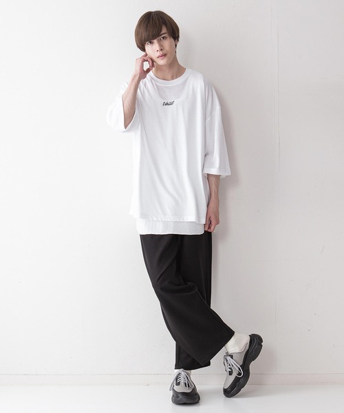 UNIIT(ユニット)の「【UNIIT】ドライフラワーバックプリントグラフィックルーズプリントTシャツ(Tシャツ/カットソー・メンズ・ホワイト/ブラック/その他1/その他2/その他3/その他4/ホワイト系その他/ブラック系その他・MEDIUM/LARGE)」の14枚目の写真
