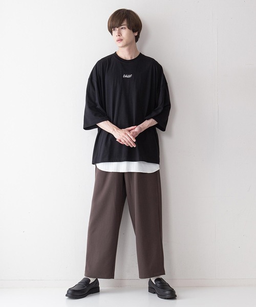 UNIIT(ユニット)の「【UNIIT】ドライフラワーバックプリントグラフィックルーズプリントTシャツ(Tシャツ/カットソー・メンズ・ホワイト/ブラック/その他1/その他2/その他3/その他4/ホワイト系その他/ブラック系その他・MEDIUM/LARGE)」の15枚目の写真