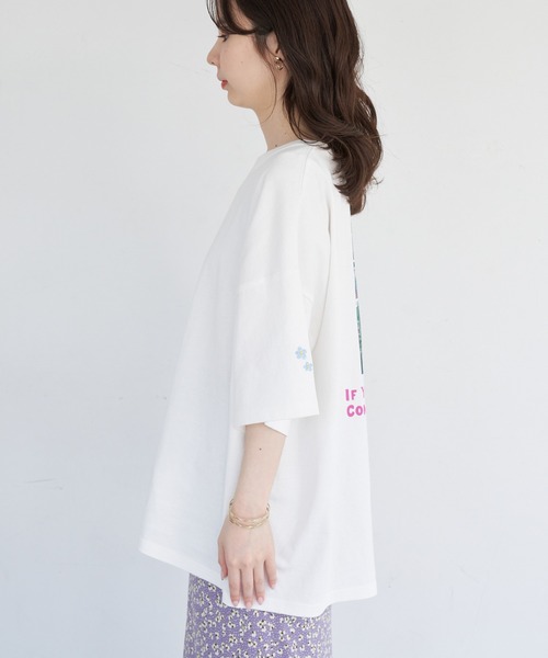 ROPE' PICNIC(ロペピクニック)の「【漁港の肉子ちゃん×ROPE'PICNIC】コラボTシャツ(Tシャツ/カットソー・レディース・ホワイト/ホワイト系その他/ホワイト系その他2・38)」の6枚目の写真