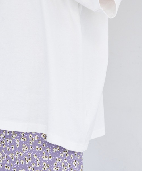 ROPE' PICNIC(ロペピクニック)の「【漁港の肉子ちゃん×ROPE'PICNIC】コラボTシャツ(Tシャツ/カットソー・レディース・ホワイト/ホワイト系その他/ホワイト系その他2・38)」の8枚目の写真