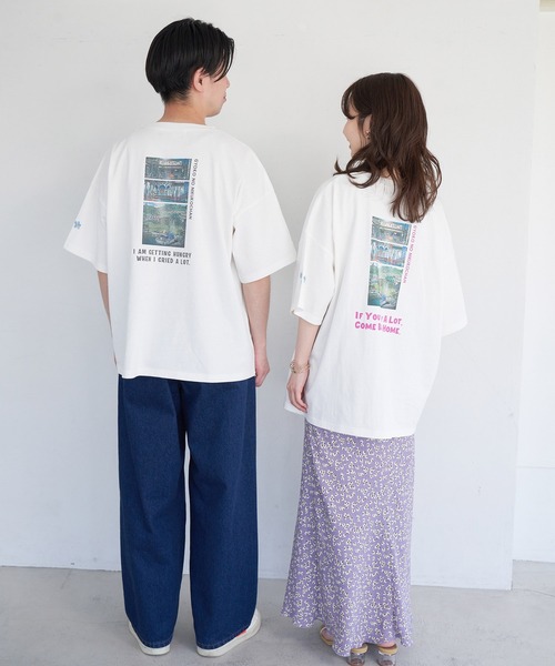 ROPE' PICNIC(ロペピクニック)の「【漁港の肉子ちゃん×ROPE'PICNIC】コラボTシャツ(Tシャツ/カットソー・レディース・ホワイト/ホワイト系その他/ホワイト系その他2・38)」の19枚目の写真