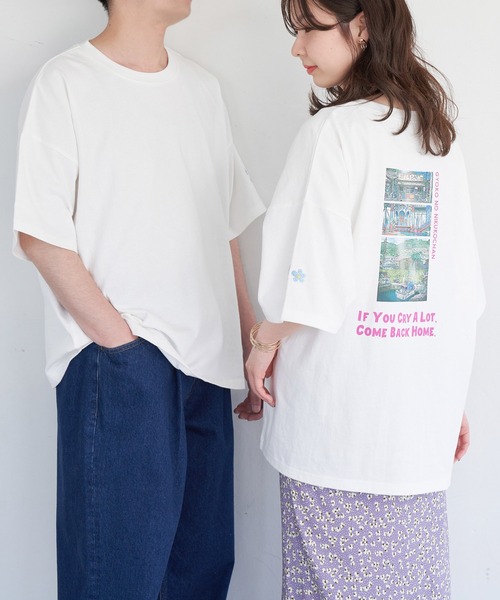 ROPE' PICNIC(ロペピクニック)の「【漁港の肉子ちゃん×ROPE'PICNIC】コラボTシャツ(Tシャツ/カットソー・レディース・ホワイト/ホワイト系その他/ホワイト系その他2・38)」の15枚目の写真