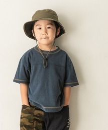 URBAN RESEARCH DOORS | 【WEB/一部店舗限定サイズ】パイルカラーステッチTシャツ(KIDS)(Tシャツ/カットソー)