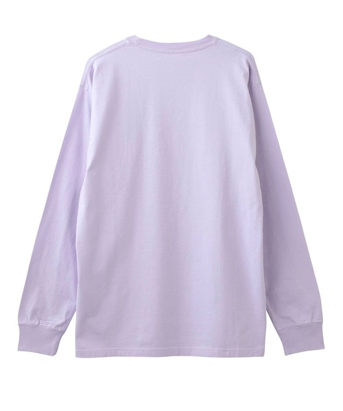 X-girl（エックスガール）の「FACE L/S TEE（Tシャツ/カットソー・レディース・ホワイト/ベージュ/チャコール/ライトパープル・S/XL/L/M）」の7枚目の写真