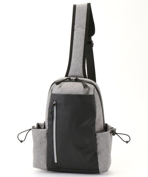 HIDEAWAYS NICOLE（ハイダウェイニコル）の「異素材コンビボディバッグ（ボディバッグ/ウエストポーチ・メンズ・ブラック/グレー/ネイビー・FREE）」の3枚目の写真