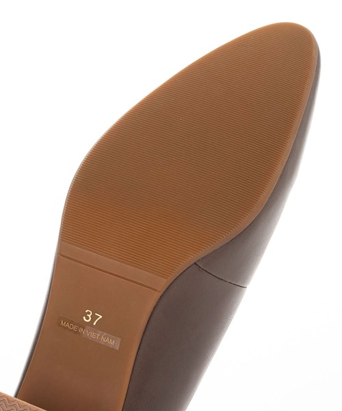 新品☆送料無料☆enchanted本革レザーチャンキーヒールパンプス