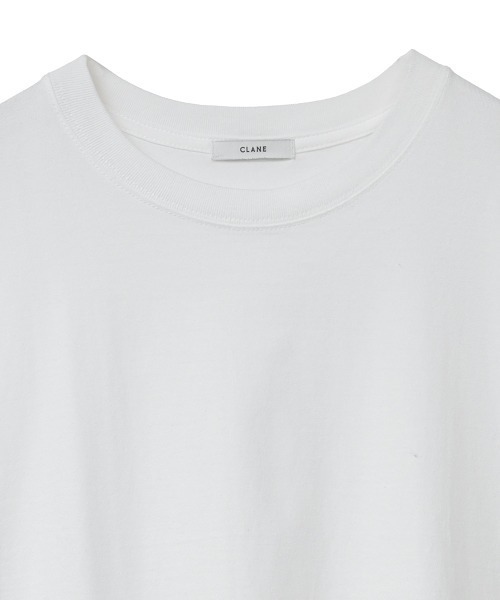 CLANE（クラネ）の「BACK FRILL T-SHIRT（Tシャツ/カットソー