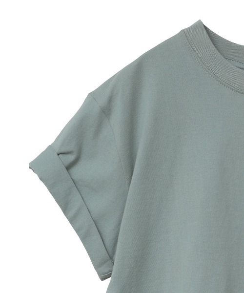CLANE(クラネ)の「BACK FRILL T-SHIRT(Tシャツ/カットソー・レディース・ホワイト/ベージュ/ブルー/ブラック・1/2)」の14枚目の写真