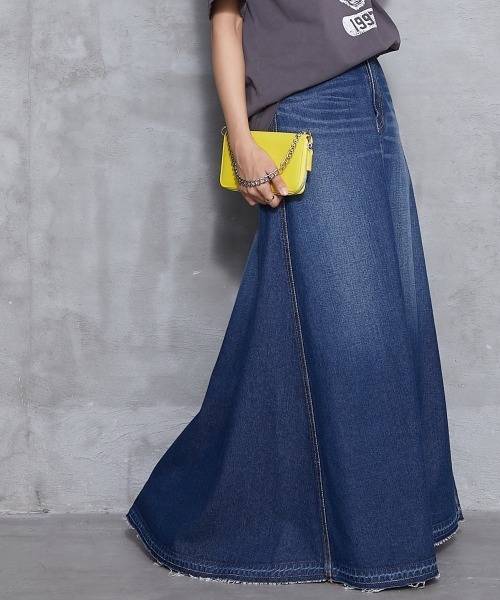 ✨美品✨22SS大きいサイズ 23区 DENIM フレア デニム スカート 48 楽天市場】スカート 大きいサイズ バックフレアロングデニム