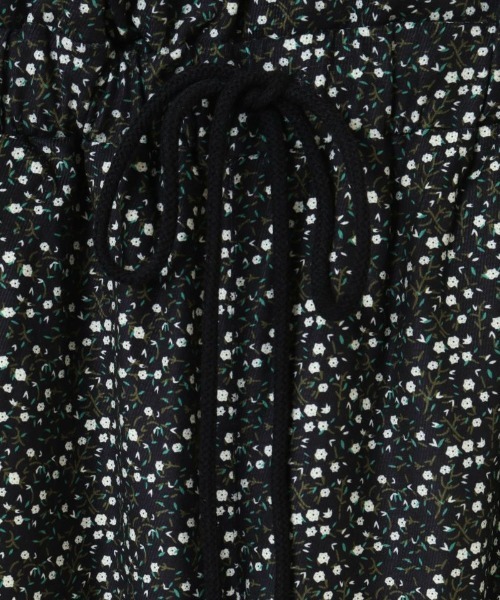 Candy Stripper（キャンディストリッパー）の「FLORAL GIRLY FRILL HEM FLARE パンツ（その他パンツ・レディース・ブラック/アイボリー・2）」の8枚目の写真