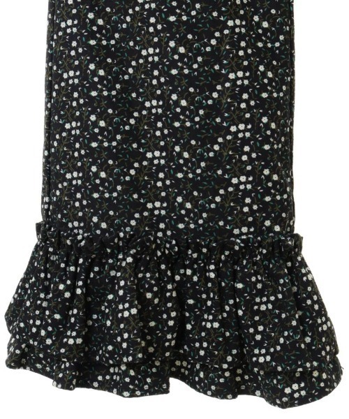 Candy Stripper（キャンディストリッパー）の「FLORAL GIRLY FRILL HEM FLARE パンツ（その他パンツ・レディース・ブラック/アイボリー・2）」の9枚目の写真