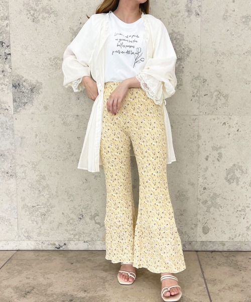 apres jour（アプレジュール）の「花柄イージーパンツ【ZOZOTOWN限定アイテム】（その他パンツ・レディース・ブルー系その他/ピンク系その他/イエロー系その他・SMALL/MEDIUM/X-LARGE）」の9枚目の写真