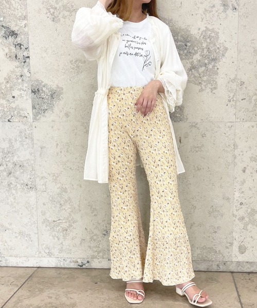 apres jour（アプレジュール）の「花柄イージーパンツ【ZOZOTOWN限定アイテム】（その他パンツ・レディース・ブルー系その他/ピンク系その他/イエロー系その他・SMALL/MEDIUM/X-LARGE）」の10枚目の写真