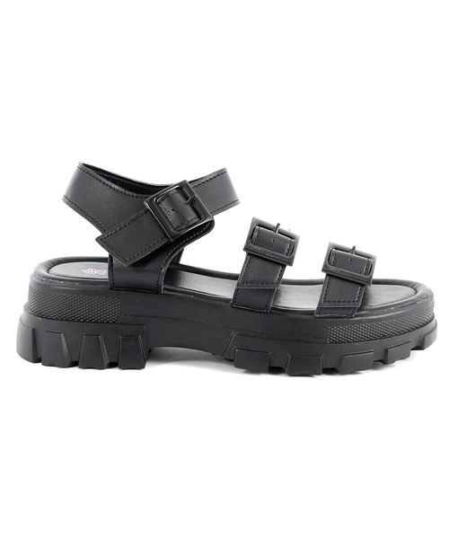 Figments(フィグメンツ)の「ベルトサンダル(サンダル・レディース・ブラック/ホワイト・SMALL/MEDIUM)」の10枚目の写真