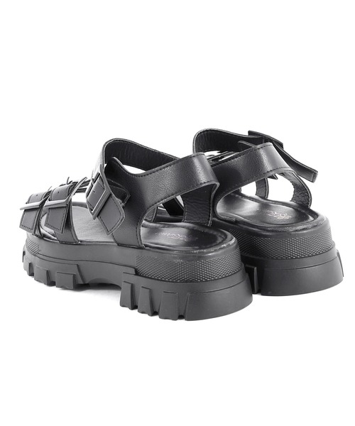 Figments(フィグメンツ)の「ベルトサンダル(サンダル・レディース・ブラック/ホワイト・SMALL/MEDIUM)」の11枚目の写真