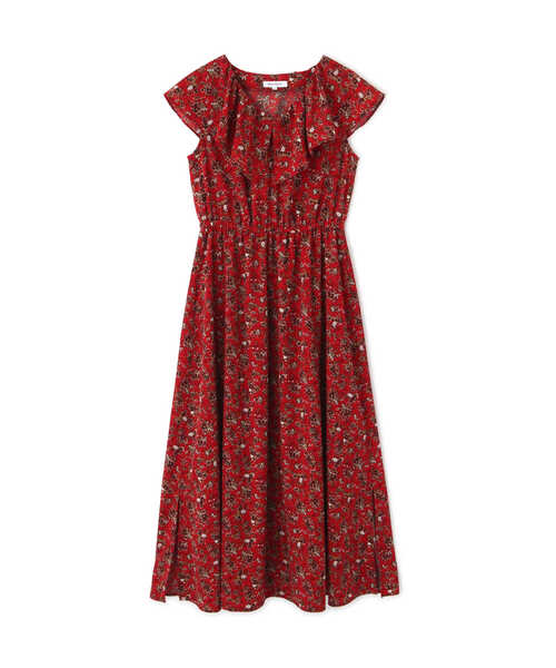 NATURAL BEAUTY BASIC（ナチュラルビューティーベーシック）の「ラッフルワンピース（ワンピース・レディース・レッド系その他/ネイビー・MEDIUM/SMALL）」の20枚目の写真