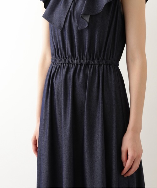 NATURAL BEAUTY BASIC（ナチュラルビューティーベーシック）の「ラッフルワンピース（ワンピース・レディース・レッド系その他/ネイビー・MEDIUM/SMALL）」の11枚目の写真