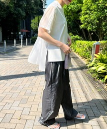LE CIEL BLEU（ルシェルブルー）の「Back Sheer Tee（Tシャツ