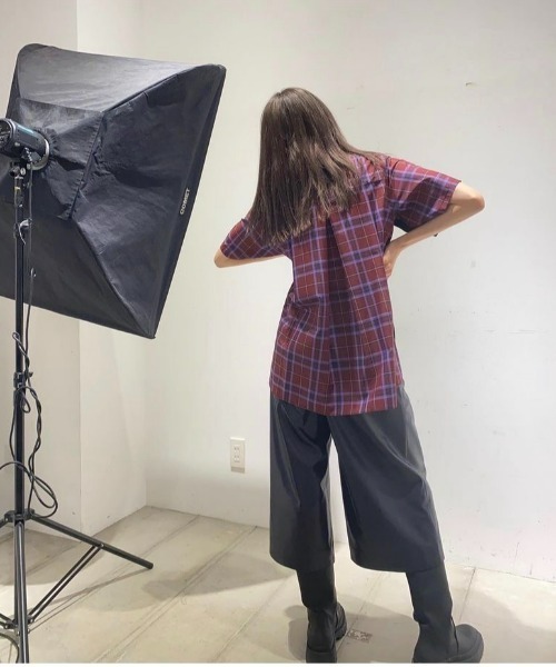 LE CIEL BLEU（ルシェルブルー）の「Back Sheer Tee（Tシャツ/カットソー・レディース・ネイビー/オフホワイト・36）」の10枚目の写真