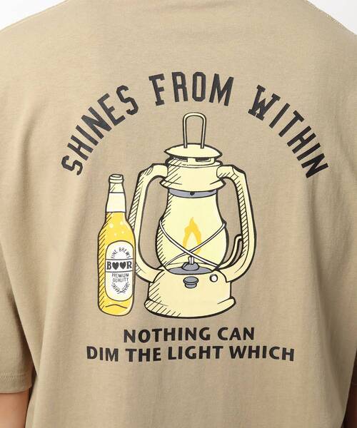 THE SHOP TK （ザ ショップ ティーケー ）の「◆ランタンプリントTシャツ（Tシャツ/カットソー・メンズ・ライトグリーン/オフホワイト/ベージュ・02/03/04）」の7枚目の写真