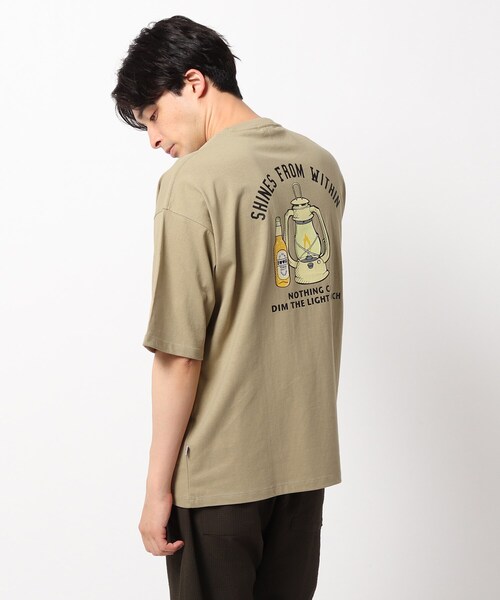 THE SHOP TK （ザ ショップ ティーケー ）の「◆ランタンプリントTシャツ（Tシャツ/カットソー・メンズ・ライトグリーン/オフホワイト/ベージュ・02/03/04）」の10枚目の写真