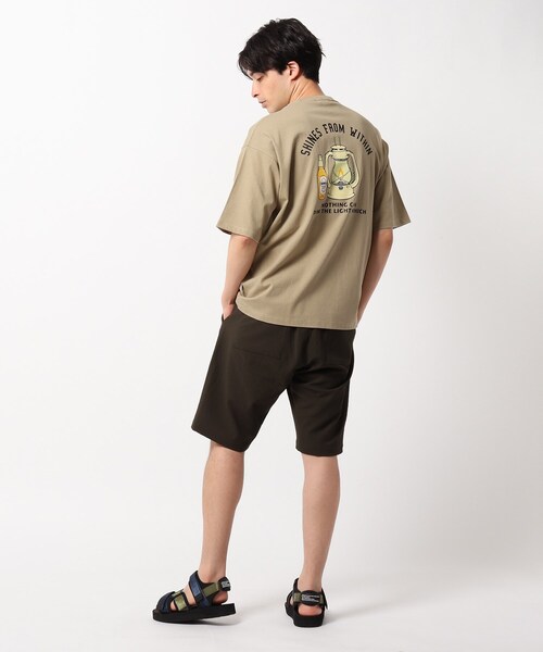 THE SHOP TK （ザ ショップ ティーケー ）の「◆ランタンプリントTシャツ（Tシャツ/カットソー・メンズ・ライトグリーン/オフホワイト/ベージュ・02/03/04）」の12枚目の写真
