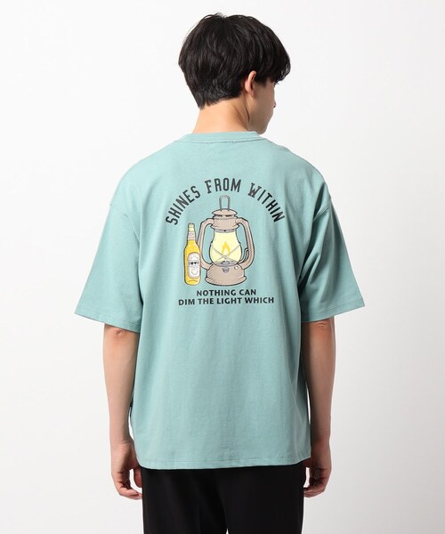 THE SHOP TK （ザ ショップ ティーケー ）の「◆ランタンプリントTシャツ（Tシャツ/カットソー・メンズ・ライトグリーン/オフホワイト/ベージュ・02/03/04）」の16枚目の写真