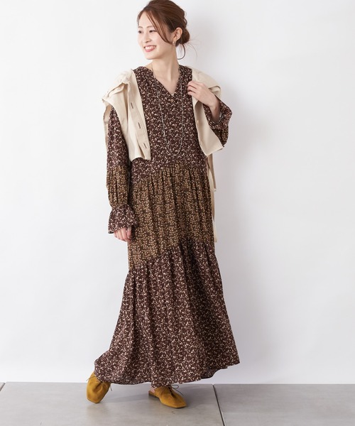 CIAOPANIC TYPY（チャオパニックティピー）の「ミリタリーショートベスト（ベスト・レディース・ベージュ/カーキ・ONE SIZE）」の17枚目の写真