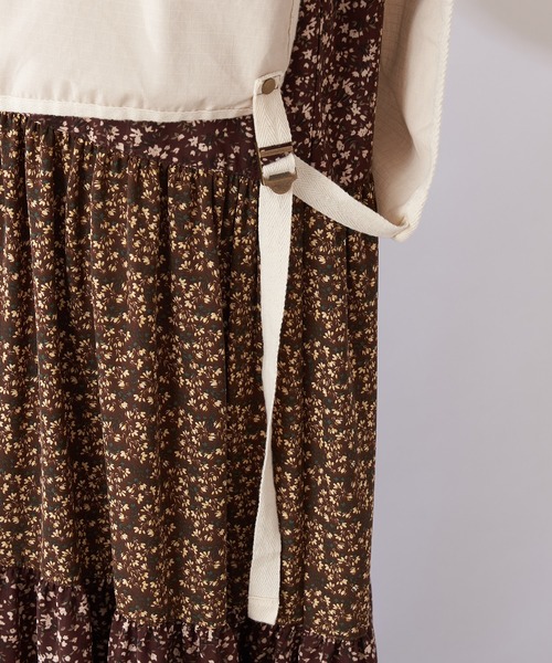 CIAOPANIC TYPY（チャオパニックティピー）の「ミリタリーショートベスト（ベスト・レディース・ベージュ/カーキ・ONE SIZE）」の7枚目の写真