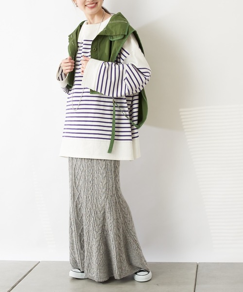 CIAOPANIC TYPY（チャオパニックティピー）の「ミリタリーショートベスト（ベスト・レディース・ベージュ/カーキ・ONE SIZE）」の4枚目の写真