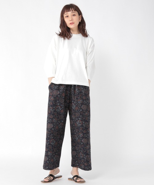 studio CLIP（スタディオクリップ）の「コットンボックスＴシャツ（Tシャツ/カットソー・レディース・スモーク/ラベンダー/オフホワイト/ベージュ・LARGE/MEDIUM）」の5枚目の写真