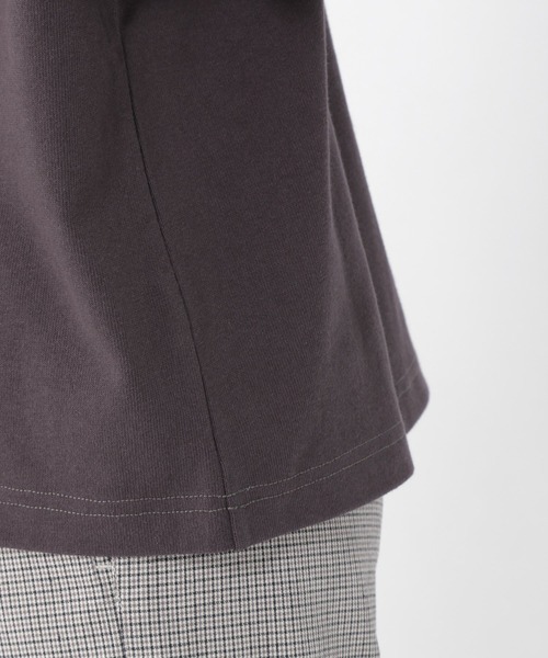 studio CLIP（スタディオクリップ）の「コットンボックスＴシャツ（Tシャツ/カットソー・レディース・スモーク/ラベンダー/オフホワイト/ベージュ・LARGE/MEDIUM）」の8枚目の写真