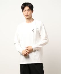 【OUTDOOR PRODUCTS/アウトドアプロダクツ】USAコットン CAMPモチーフバックプリントヘビーウェイトロンT
