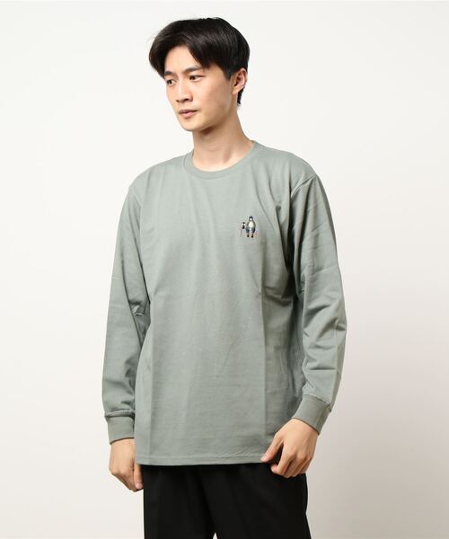 OUTDOOR PRODUCTS(アウトドアプロダクツ)の「【OUTDOOR PRODUCTS/アウトドアプロダクツ】USAコットン CAMPモチーフバックプリントヘビーウェイトロンT(Tシャツ/カットソー・メンズ・ホワイト/ブラック/カーキ/ホワイト系その他/グリーン系その他/ダークベージュ・MEDIUM/LARGE/X-LARGE)」の6枚目の写真