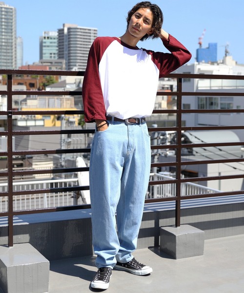8(eight)(エイト)の「デニムワイドパンツ(デニムパンツ・メンズ・サックスブルー/ブルー/ワンウォッシュ/ホワイト系その他/サックスブルー系1/ブラック・MEDIUM/LARGE)」の21枚目の写真